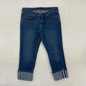 Banana Republic Cropped Jeans Rolled Cuff sz 6